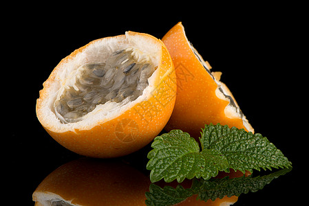 辣椒果浆花粉水果舌肌黑色美味热带热情种子黄色团体橙子图片