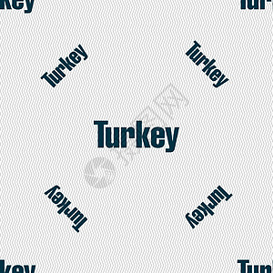 土耳其标志 具有几何纹理的无缝模式 韦克托景观城堡经济制造业火鸡国家国王建筑建筑学标签图片