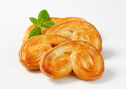 Palmiers  松饼饼干糕点甜点手掌饼干美食食物小吃背景图片