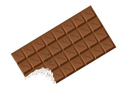 白巧克力酒吧正方形烘烤牛奶奶制品艺术品棕色诱惑小吃乐趣糖果图片