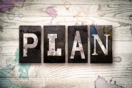 Plan Plan 概念金属印刷品类型程序规划师凸版公式准则指导墨水图表字母方案图片