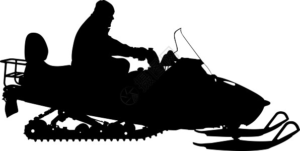 在白色背景上的剪影雪地车 它制作图案矢量跳跃越野赛骑士运动行动车辆闲暇引擎风险驾驶图片