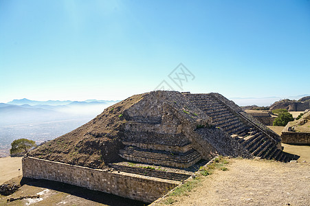 蒙特阿尔班     瓦哈卡Zapotec文明的废墟 M建筑学石头正方形旅行纪念碑旅游历史性金字塔历史寺庙图片