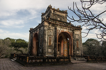 越南Hue的Tu Duc皇帝墓和花园     教科文组织Wo图片