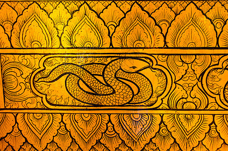 泰国田间艺术蛇图片