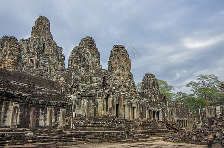 Angkor Wat的古老拜顿寺 柬埔寨暹粒寺庙考古学宗教地标旅游建筑纪念碑世界收获建筑学图片