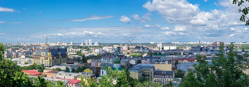 欧洲城市全景 基辅市风景图片
