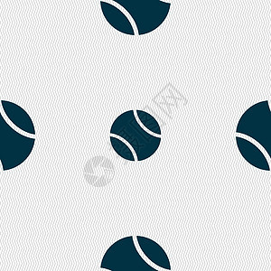 网球球图标标志 具有几何纹理的无缝模式 韦克托按钮插图比赛圆形健康圆圈卡通片标语桌子黑色图片