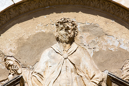 沃尔特拉圣彼得罗教堂救济会建筑学宗教雕塑观光历史性细节建筑教会艺术品拱形图片