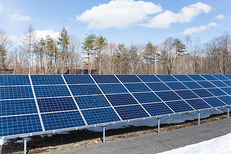 太阳能电池板厂细胞控制板气候植物光伏技术发电厂环境安装天空图片