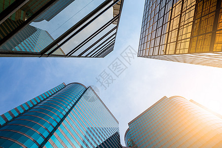 向天空发展商业射线光束玻璃公司金融中心窗户镜子耀斑总部图片