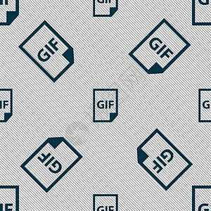 文件 GIF 图标符号 具有几何纹理的无缝模式 韦克托办公室软件格式界面档案技术合同文档电脑纸板图片