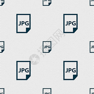 Jpg 文件图标符号 无缝模式与几何纹理 矢量下载办公室技术白色文档照片玻璃网站数据电脑图片