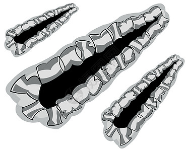 金属的撕破槽图片