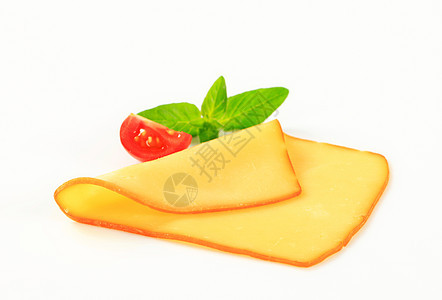 烟熏奶酪切片黄色冷盘奶制品食物小吃熏制图片