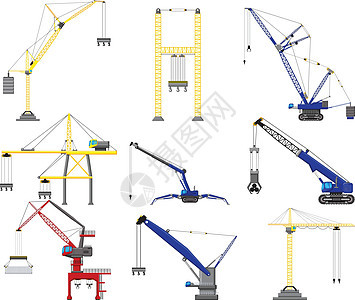一套建筑起重机图片