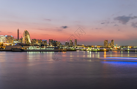 横滨风景场景市中心建筑物游客城市旅行公园车轮吸引力图片