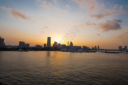 横滨风景车轮公园天空吸引力摩天轮旅行办公室摩天大楼城市图片