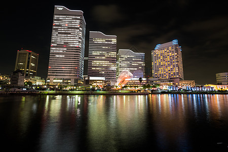 横滨风景游客市中心城市摩天大楼港口旅行场景摩天轮建筑学图片