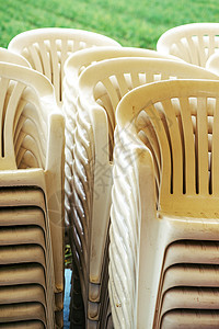 堆叠塑料椅躺椅椅子座位家具假期扶手椅图片