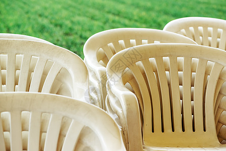 堆叠塑料椅座位家具假期躺椅扶手椅椅子图片