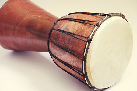 非洲鼓声特写照片文化民间乐器艺术皮肤情调手工绳索韵律工艺背景图片