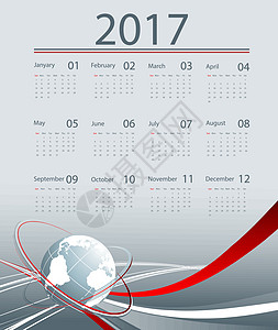 201 的矢量日历时间地球办公室插图规划师商业世界季节日程数字图片