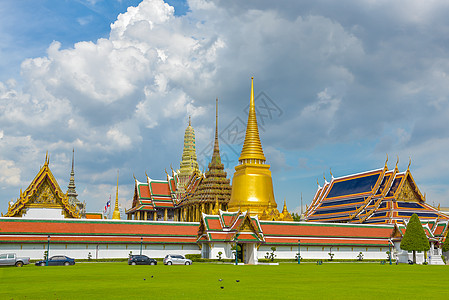 泰国曼谷的Wathra Kaew寺庙宝塔历史旅游宗教建筑金子旅行建筑学文化地标图片