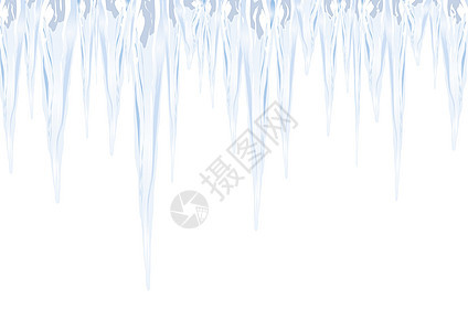 冰柱代表着寒冷的冬天图片
