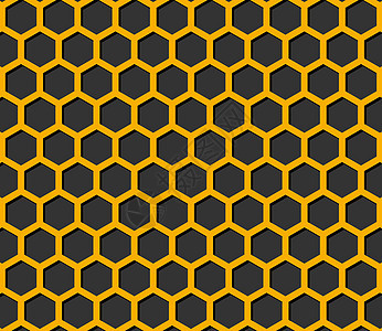 深色蜜蜂的蜂窝插图蜂巢花粉金子蜂蜡艺术荒野黄色灰色橙子墙纸图片