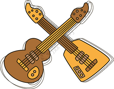 吉他艺术脖子插图岩石娱乐收藏金属歌曲流行音乐旋律图片