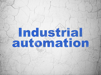工业概念 在墙壁背景上实现工业自动化风化车站技术植物水泥工程建造蓝色膏药炼油厂背景图片