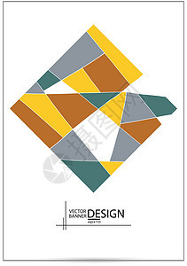 抽象几何背景长方形卡片艺术品插图墙纸装饰品框架马赛克艺术商业图片
