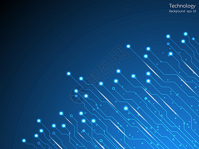 矢量抽象背景技术创新电子速度商业电路运动几何学技术互联网蓝色创造力图片