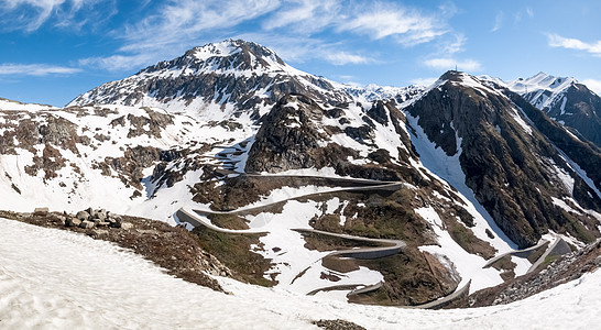 特雷莫拉山谷的风景全景石头环境天空蓝天高山池塘季节蓝色图片