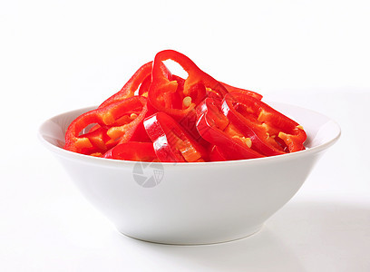 切红铃胡椒蔬菜胡椒食物背景图片
