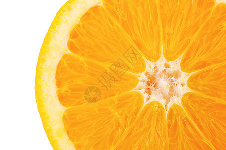 新鲜橙红切片食物橙子横截面水果图片