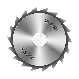 用于 sawvector 插图的钢刀片旋转圆形存货车轮光盘木工金属建造网络工作图片