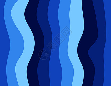 蓝大浪背景线条条纹插图墙纸蓝色波浪高清图片