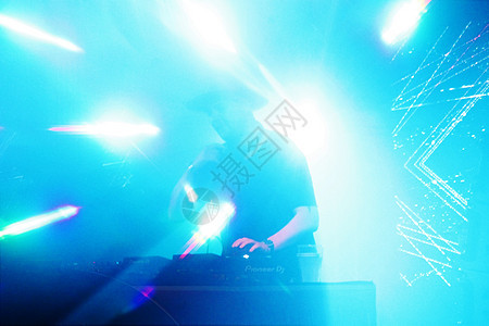 抽象灯夜总会舞会背景狂欢俱乐部照明居住音乐娱乐聚光灯流行音乐激光蓝色图片
