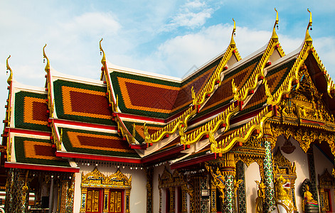 的Temple圣殿天空地标宗教古董蓝色沙功雕像寺庙艺术佛教徒图片