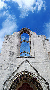 葡萄牙里斯本卡莫修道院建筑博物馆旅行建筑学秩序水平损害废墟历史性旅游图片
