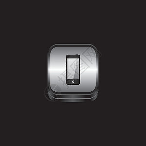 金属板主题图标按钮菜单盘子阴影网络导航金属背景图片