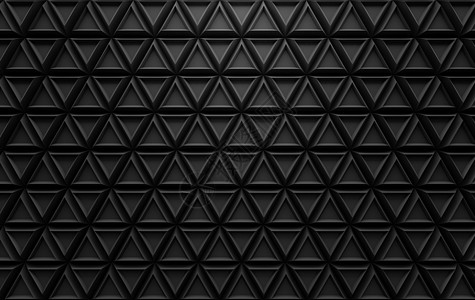 抽象黑三角形图案背景 3D 翻譯图片