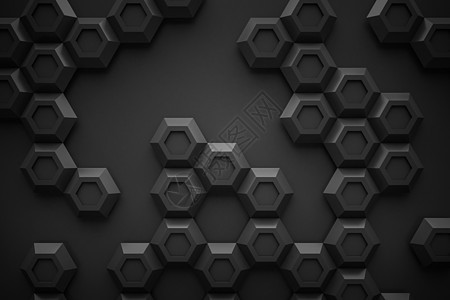 黑色六角 Honeomb 现代技术黑色抽象 3d bac坡度水晶墙纸艺术网络抛光标签钻石石头蜂蜜图片