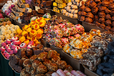巧克力糖市场棕色食物出口糖衣甜心蛋糕黄色产品店铺图片