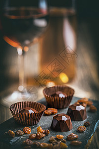 巧克力糖小吃东西食物糖果甜品可可美食黑色棕色诱惑图片