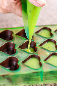 自制巧克力奶油食物甜点糖果模具图片