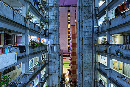 香港贫民区市区区建筑摩天大楼住宅贫民窟景观建筑学高楼土地生活不动产图片