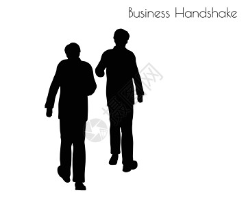 商务握手 pos 中的人扣子冒充就业商业手柄男性职业插图工作姿势图片